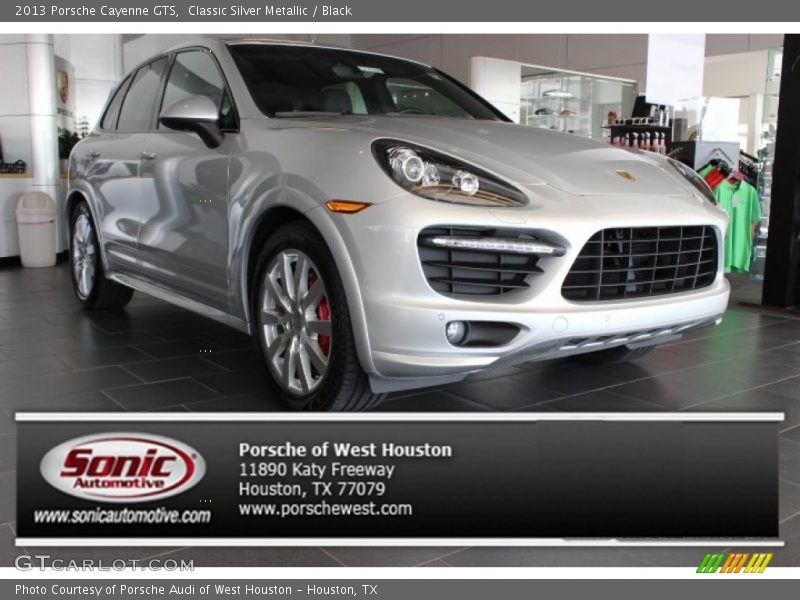 Classic Silver Metallic / Black 2013 Porsche Cayenne GTS