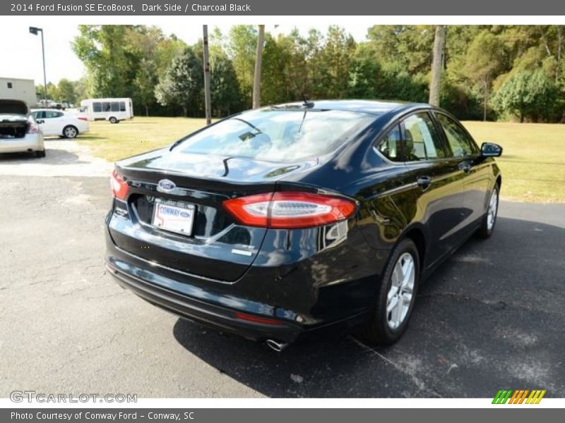 Dark Side / Charcoal Black 2014 Ford Fusion SE EcoBoost