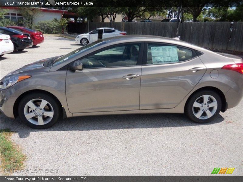 Desert Bronze / Beige 2013 Hyundai Elantra GLS