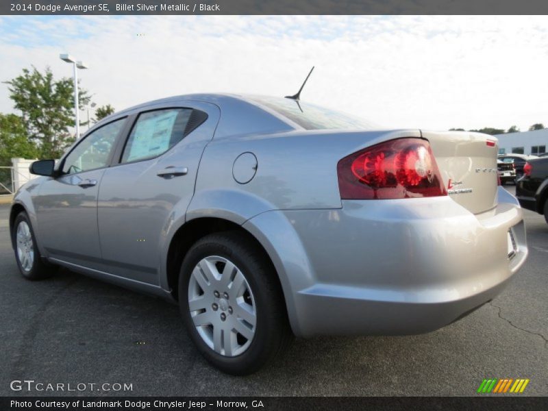 Billet Silver Metallic / Black 2014 Dodge Avenger SE