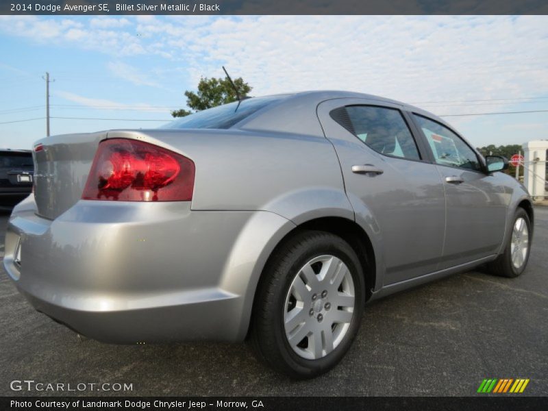 Billet Silver Metallic / Black 2014 Dodge Avenger SE