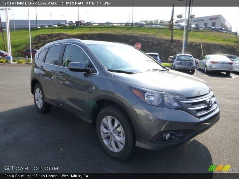 Polished Metal Metallic / Gray 2014 Honda CR-V EX-L AWD