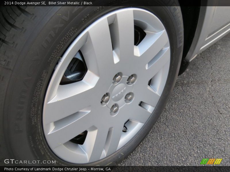 Billet Silver Metallic / Black 2014 Dodge Avenger SE