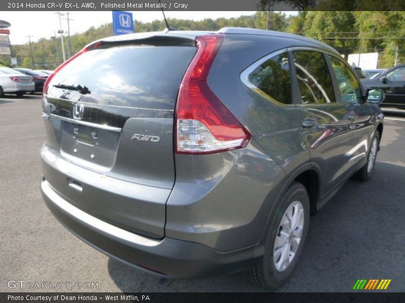 Polished Metal Metallic / Gray 2014 Honda CR-V EX-L AWD