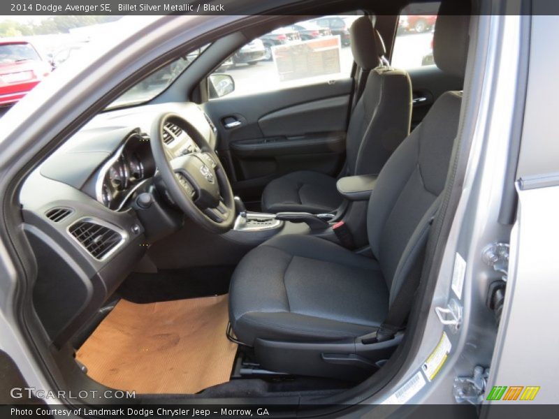 Billet Silver Metallic / Black 2014 Dodge Avenger SE