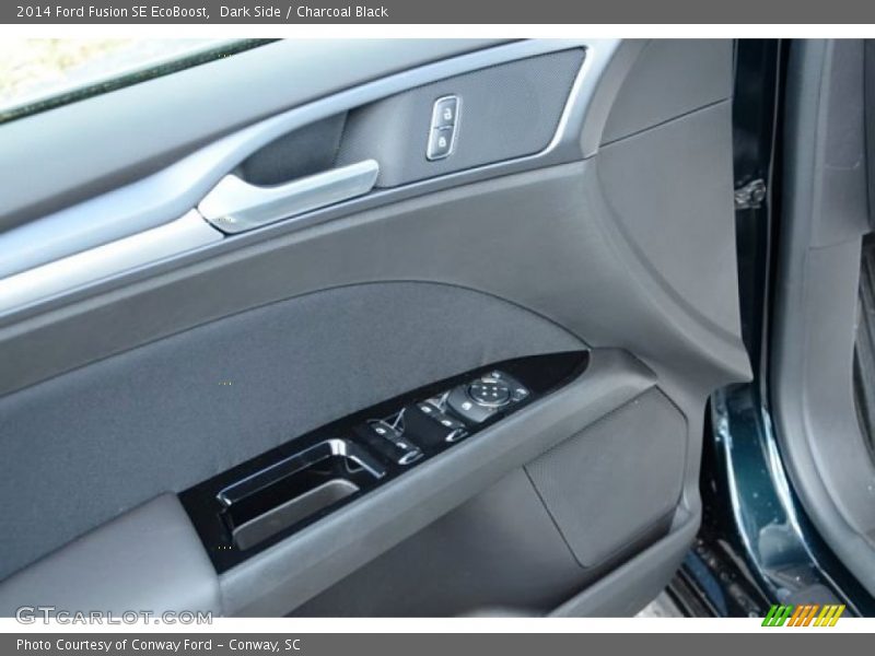 Dark Side / Charcoal Black 2014 Ford Fusion SE EcoBoost