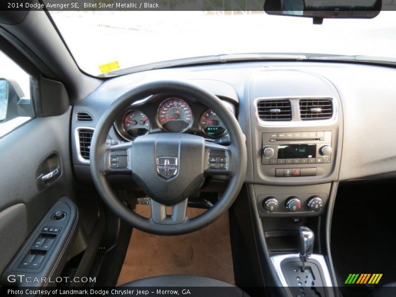 Billet Silver Metallic / Black 2014 Dodge Avenger SE