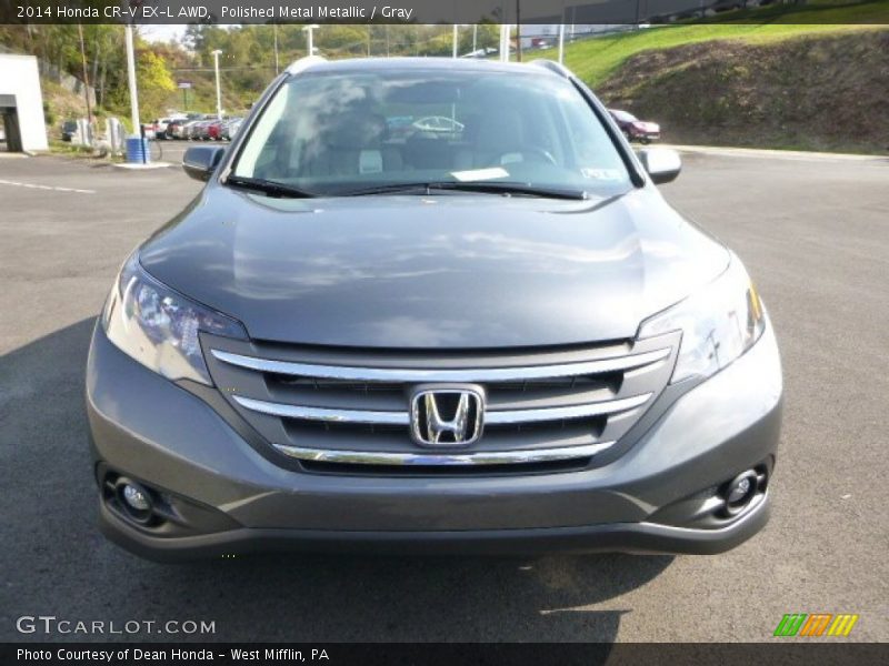 Polished Metal Metallic / Gray 2014 Honda CR-V EX-L AWD