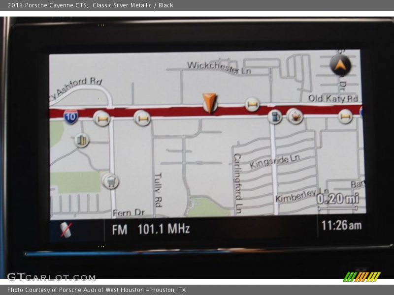 Navigation of 2013 Cayenne GTS