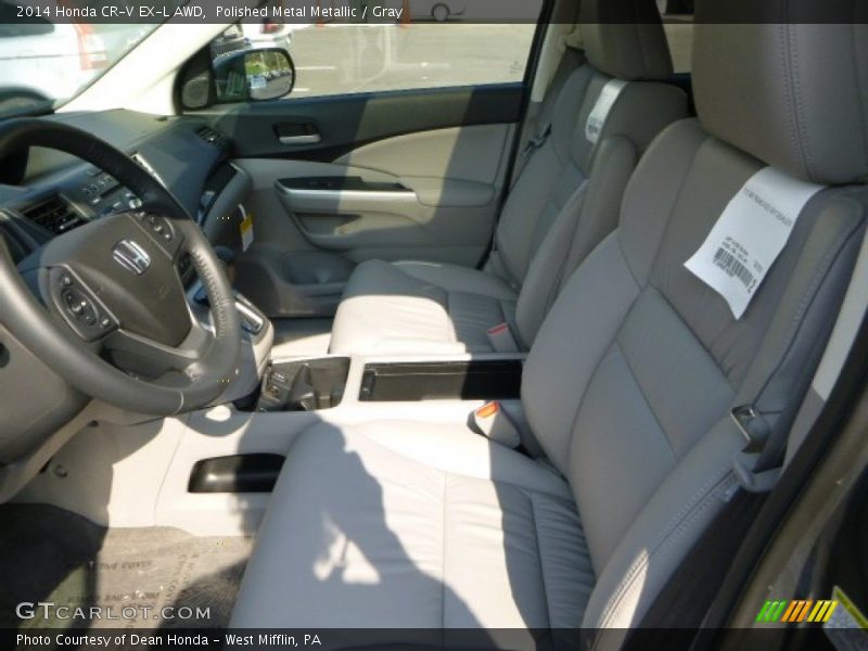 Polished Metal Metallic / Gray 2014 Honda CR-V EX-L AWD