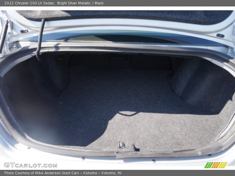 Bright Silver Metallic / Black 2012 Chrysler 200 LX Sedan