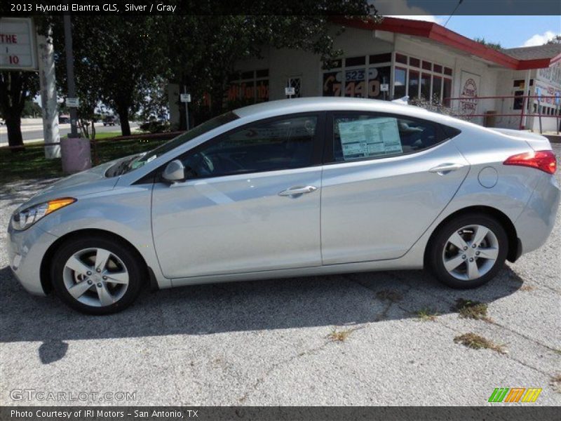 Silver / Gray 2013 Hyundai Elantra GLS