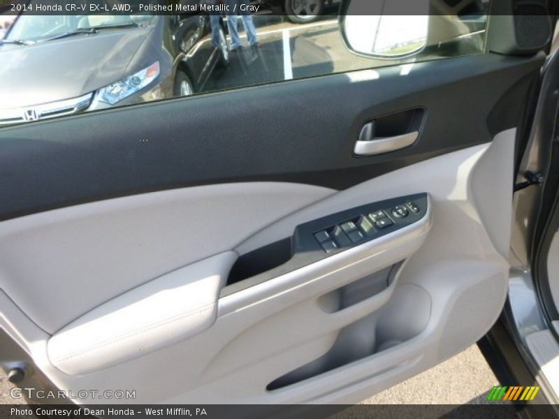 Polished Metal Metallic / Gray 2014 Honda CR-V EX-L AWD