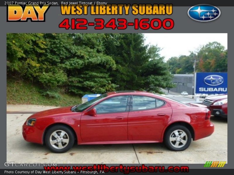 Red Jewel Tintcoat / Ebony 2007 Pontiac Grand Prix Sedan