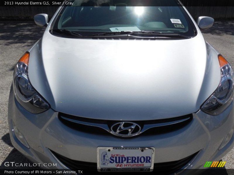 Silver / Gray 2013 Hyundai Elantra GLS