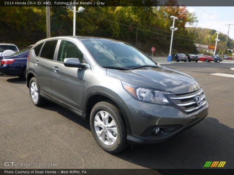 Polished Metal Metallic / Gray 2014 Honda CR-V EX AWD
