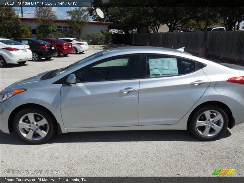 Silver / Gray 2013 Hyundai Elantra GLS