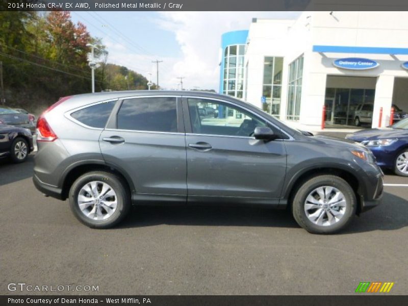 Polished Metal Metallic / Gray 2014 Honda CR-V EX AWD