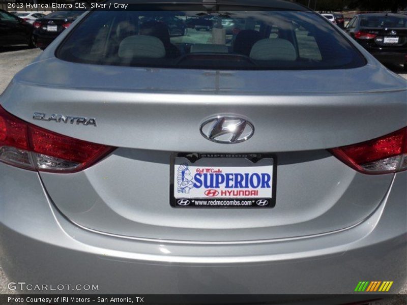 Silver / Gray 2013 Hyundai Elantra GLS