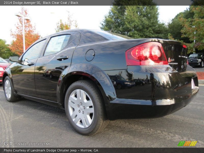 Black Clear Coat / Black 2014 Dodge Avenger SE