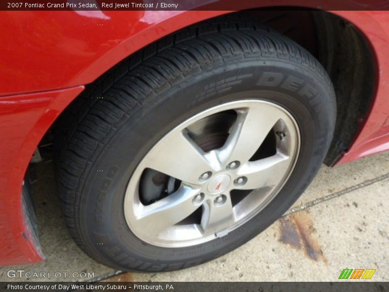 Red Jewel Tintcoat / Ebony 2007 Pontiac Grand Prix Sedan