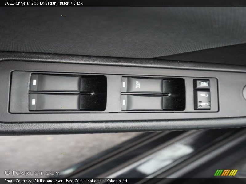 Black / Black 2012 Chrysler 200 LX Sedan