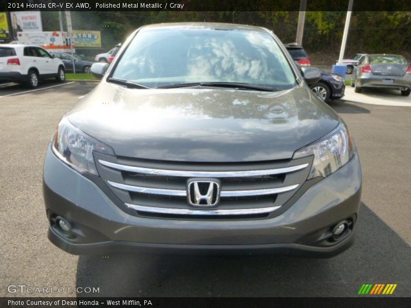 Polished Metal Metallic / Gray 2014 Honda CR-V EX AWD