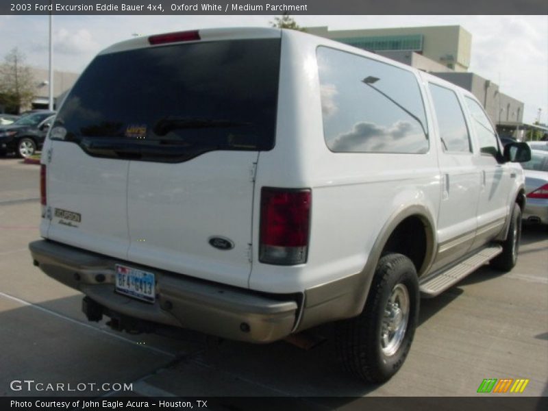 Oxford White / Medium Parchment 2003 Ford Excursion Eddie Bauer 4x4