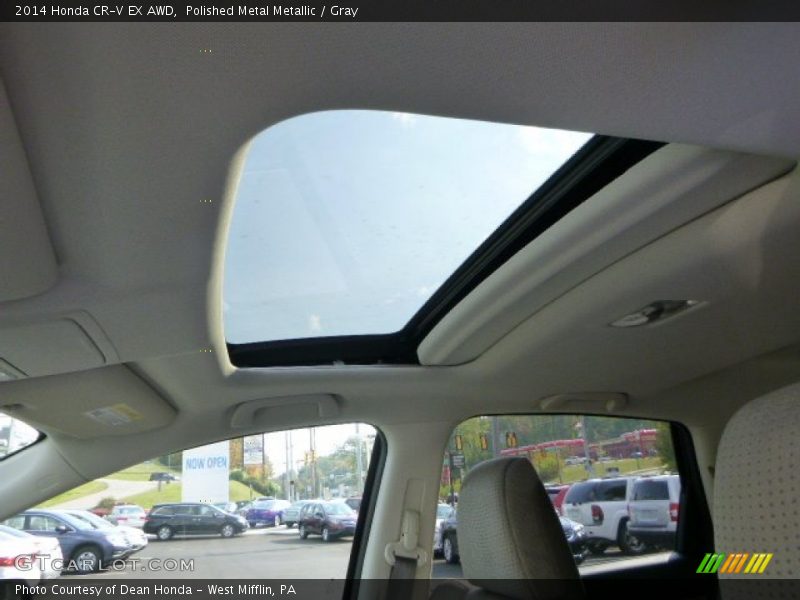 Polished Metal Metallic / Gray 2014 Honda CR-V EX AWD