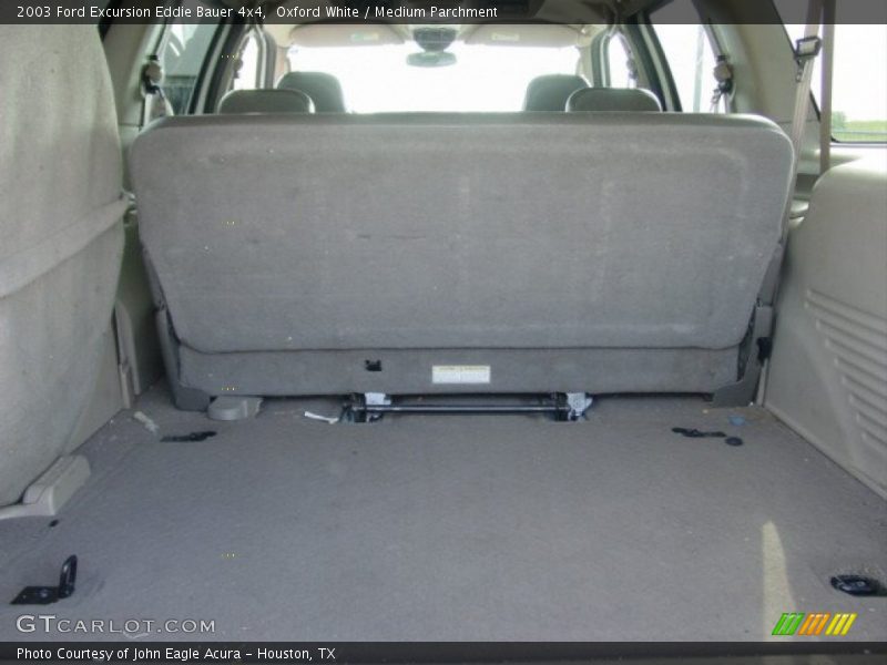 Oxford White / Medium Parchment 2003 Ford Excursion Eddie Bauer 4x4