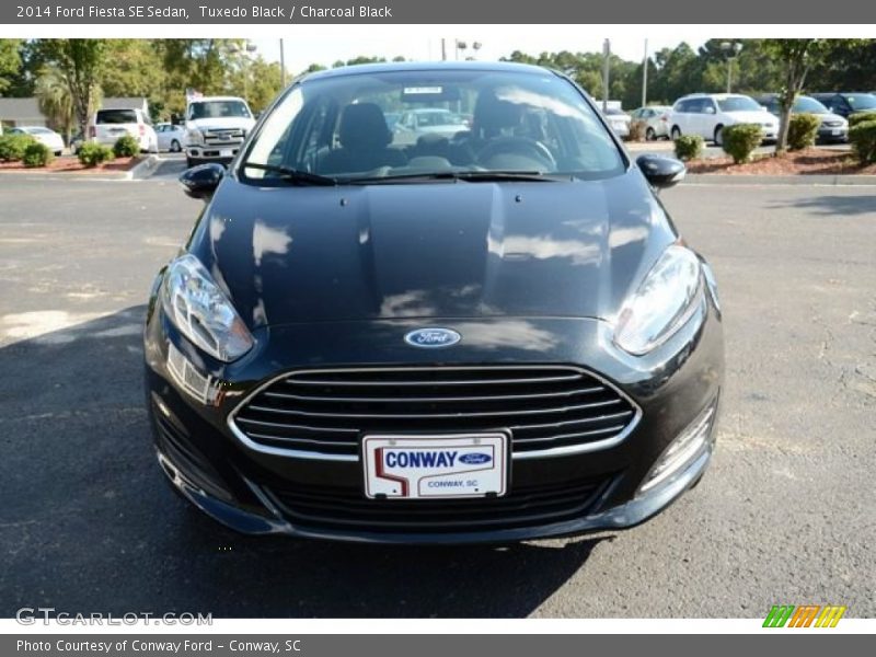 Tuxedo Black / Charcoal Black 2014 Ford Fiesta SE Sedan