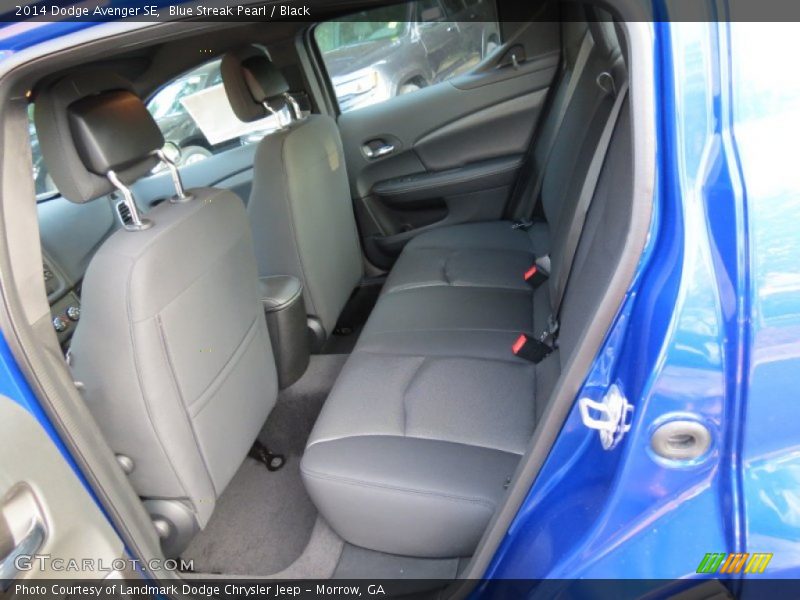 Blue Streak Pearl / Black 2014 Dodge Avenger SE