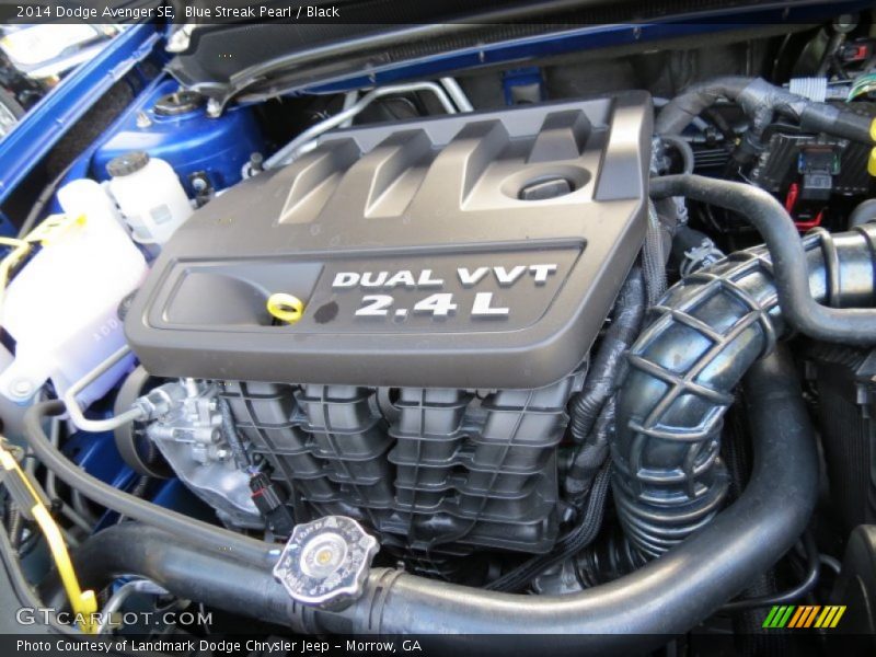 Blue Streak Pearl / Black 2014 Dodge Avenger SE