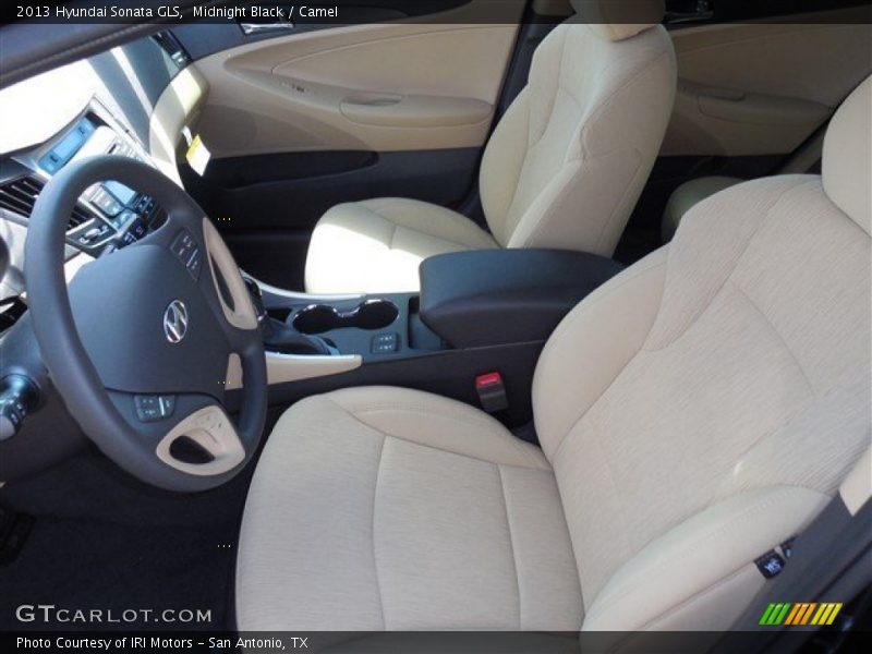 Midnight Black / Camel 2013 Hyundai Sonata GLS