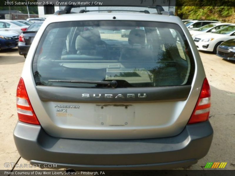 Crystal Gray Metallic / Gray 2005 Subaru Forester 2.5 X