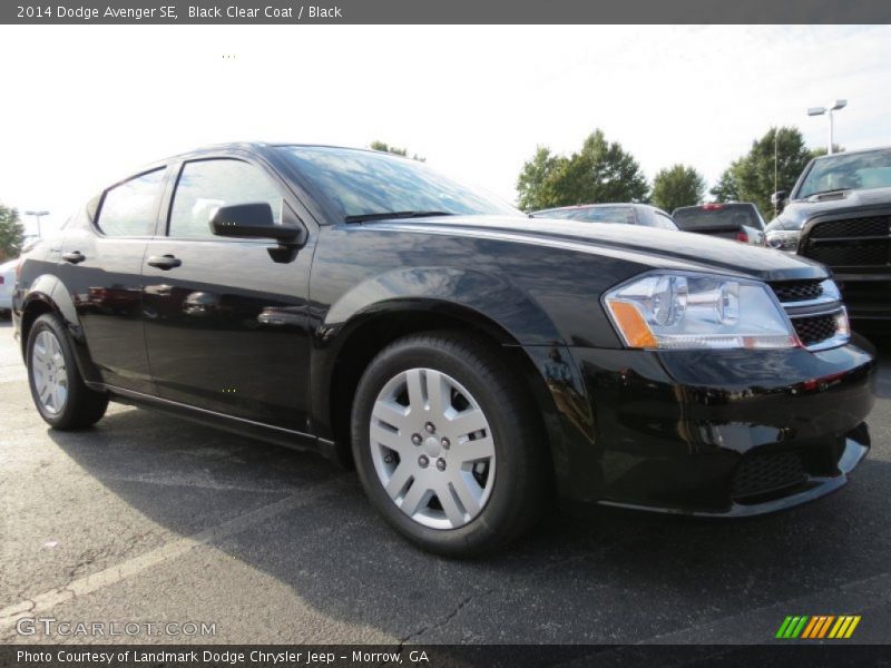 Black Clear Coat / Black 2014 Dodge Avenger SE