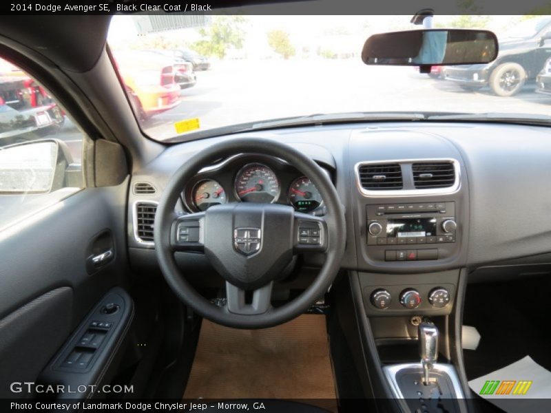 Black Clear Coat / Black 2014 Dodge Avenger SE