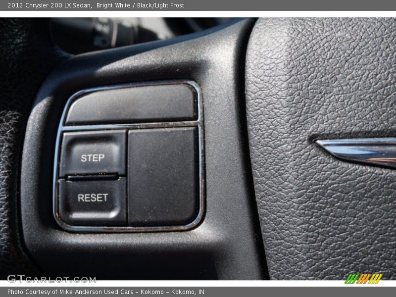 Bright White / Black/Light Frost 2012 Chrysler 200 LX Sedan