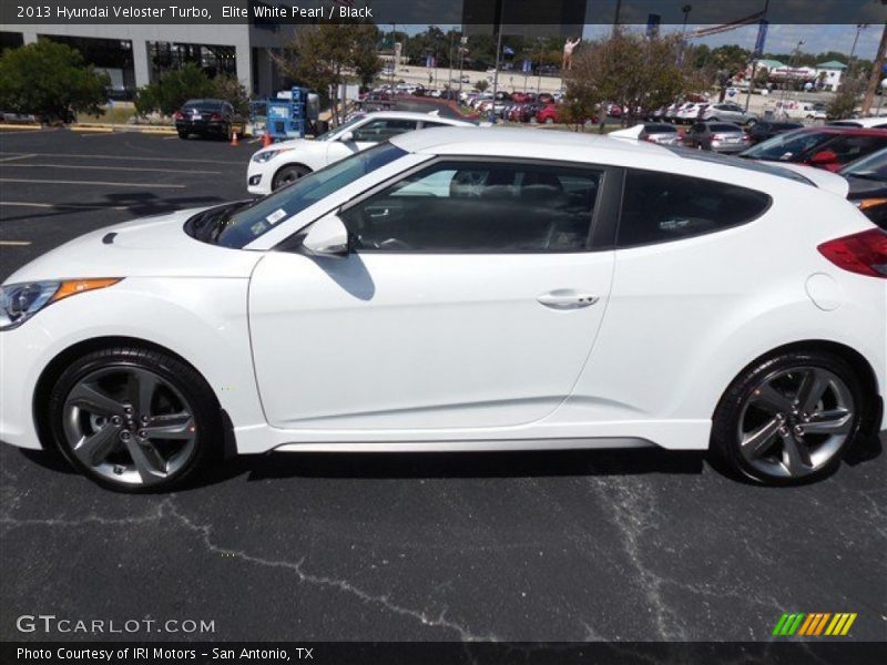 Elite White Pearl / Black 2013 Hyundai Veloster Turbo