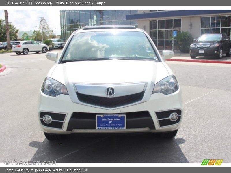 White Diamond Pearl / Taupe 2011 Acura RDX Technology