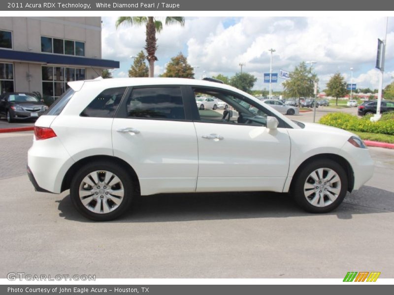 White Diamond Pearl / Taupe 2011 Acura RDX Technology
