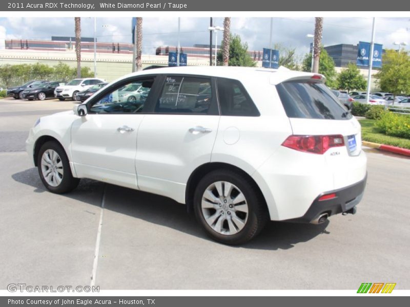 White Diamond Pearl / Taupe 2011 Acura RDX Technology