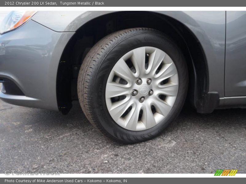 Tungsten Metallic / Black 2012 Chrysler 200 LX Sedan