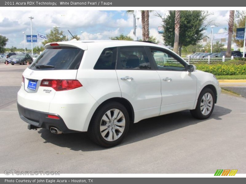 White Diamond Pearl / Taupe 2011 Acura RDX Technology