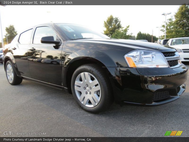 Black Clear Coat / Black 2014 Dodge Avenger SE