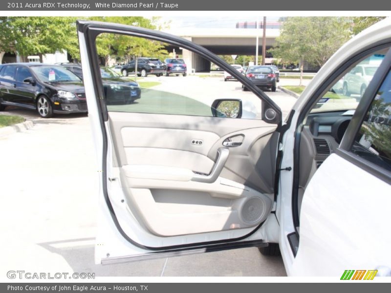 White Diamond Pearl / Taupe 2011 Acura RDX Technology