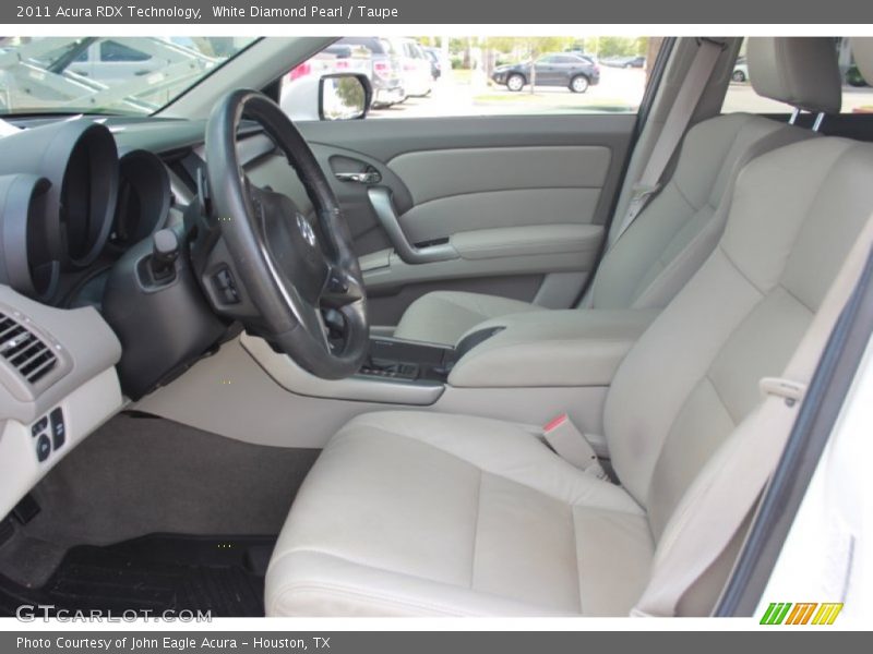 White Diamond Pearl / Taupe 2011 Acura RDX Technology
