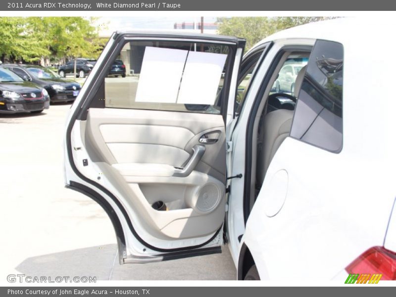 White Diamond Pearl / Taupe 2011 Acura RDX Technology