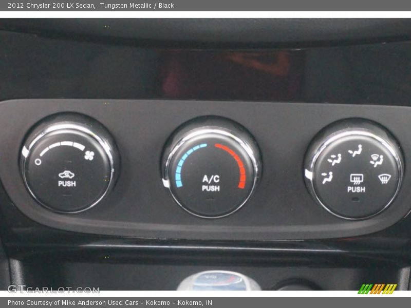 Tungsten Metallic / Black 2012 Chrysler 200 LX Sedan