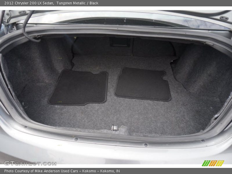 Tungsten Metallic / Black 2012 Chrysler 200 LX Sedan